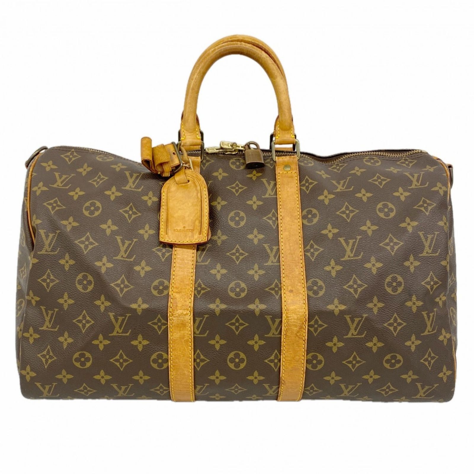 ルイ・ヴィトン(Louis Vuitton) ルイ・ヴィトン バッグ・ボストンバッグ モノグラム キーポルバンドリエール45 M41418 ブラウンメンズ レディース P2875488