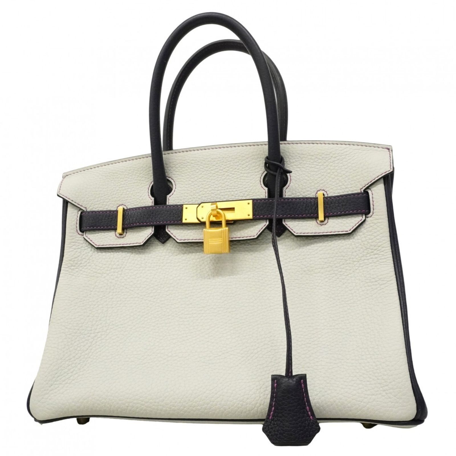 エルメス(Hermes) エルメス ハンドバッグ バーキン30 トリヨンクレマンス パープルグレー ブルーニュイ Y刻印 スペシャルオーダーレディース P2867943