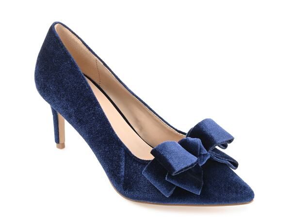 ジュルネ コレクション レディース シューズ パンプス Journee Collection Crystol Pump Navy ネイビー