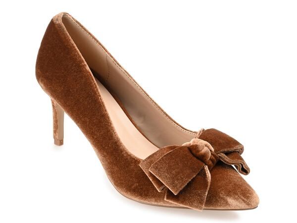 ジュルネ コレクション レディース シューズ パンプス Journee Collection Crystol Pump Dark Brown ブラウン