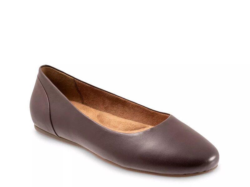 ソフトウォーク レディース シューズ パンプス Softwalk Shiraz Ballet Flat Dark Brown ブラウン