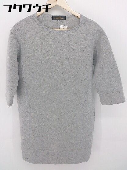 ◇ nano universe ナノ ユニバース 長袖 膝丈 ワンピース サイズF グレー レディース 【中古】 【1103040005185】