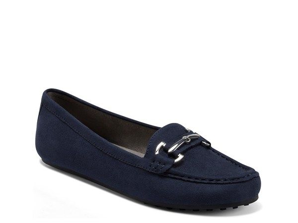 エアロソールズ レディース シューズ スリッポン・ローファー Aerosoles Day Drive Loafer Navy ネイビー