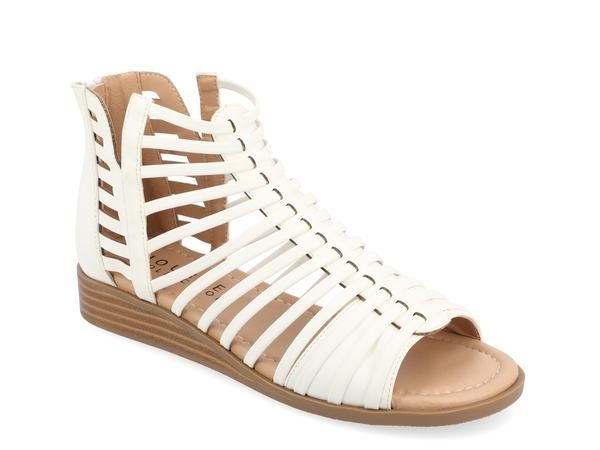 ジュルネ コレクション レディース シューズ サンダル Journee Collection Delilah Gladiator Sandal White ホワイト