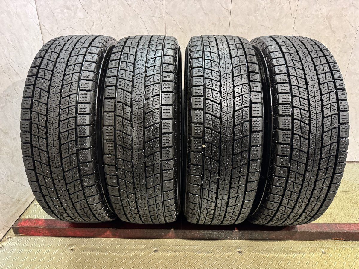 DUNLOP WINTER MAXX SJ8+ 225/65R17 17インチ スタッドレス 4本 21年製 バリ溝 エクストレイル ハリアー RAV4等　(KTR045)