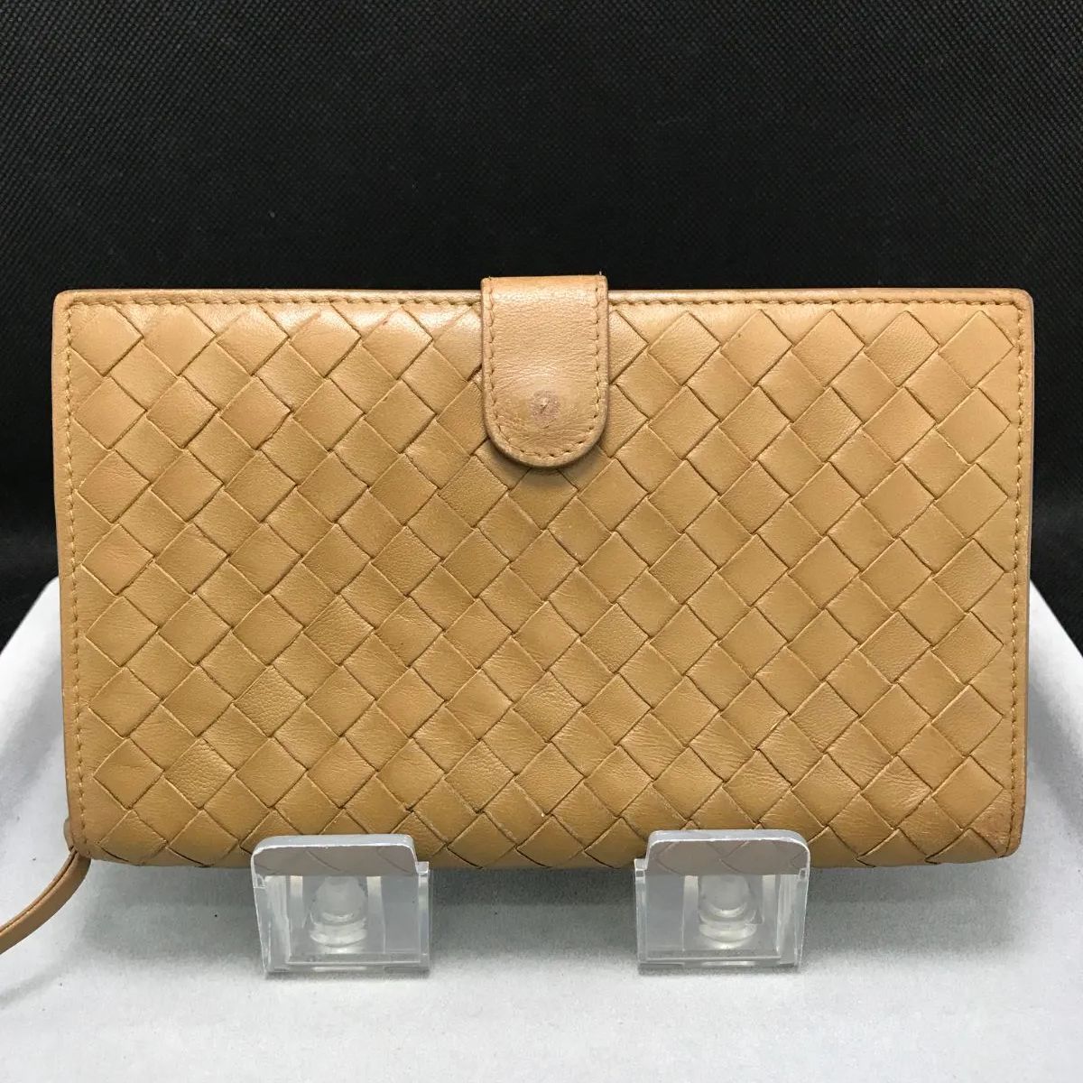 Bottega Veneta　ボッテガヴェネタ　長財布　イントレチャート　ライトブラウン系　1891