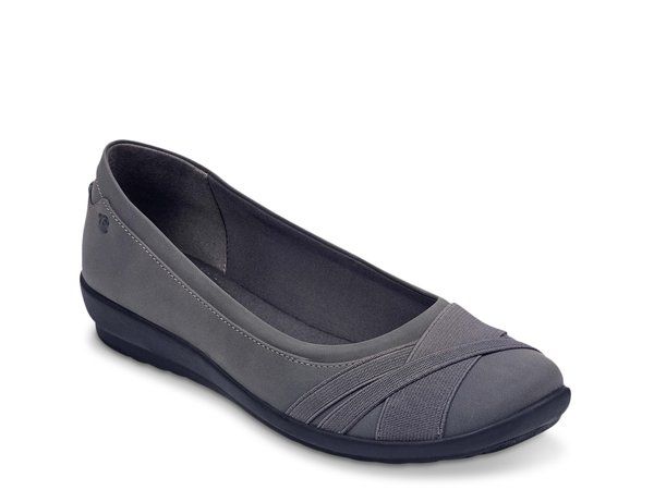 イージースピリット レディース シューズ パンプス Easy Spirit Acasia Ballet Flat Grey グレー