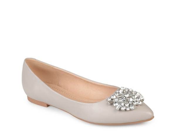 ジュルネ コレクション レディース シューズ パンプス Journee Collection Renzo Flat Grey グレー
