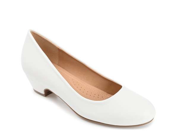 ジュルネ コレクション レディース シューズ パンプス Journee Collection Saar Pump White ホワイト