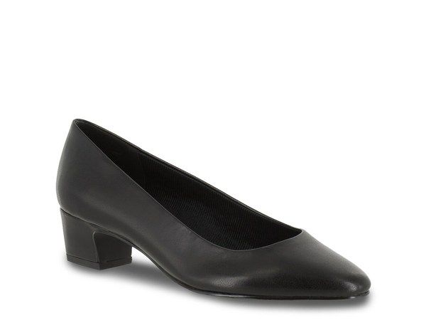 イージーストリート レディース シューズ パンプス Easy Street Prim Pump Black Faux Leather ブラック
