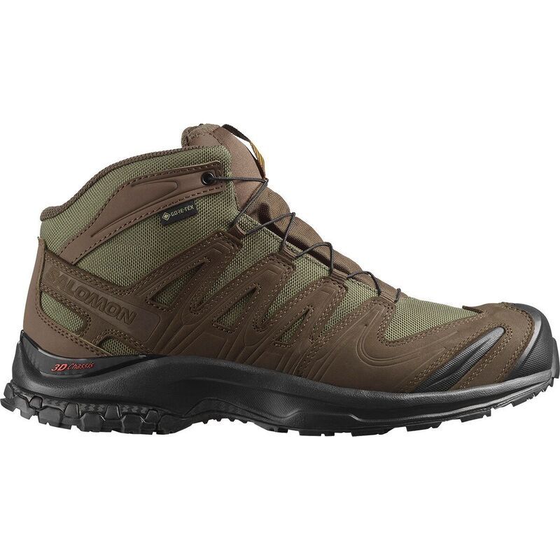 サロモン メンズ シューズ ブーツ・レインブーツ Salomon XA Tracker GTX Hiking Boot Earth BrownOlive NightBlack ブラック