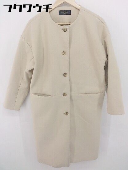 ■ chocol raffine robe ショコラ フィネ ローブ 長袖 コート サイズF ライトベージュ系 レディース 【1103040006663】
