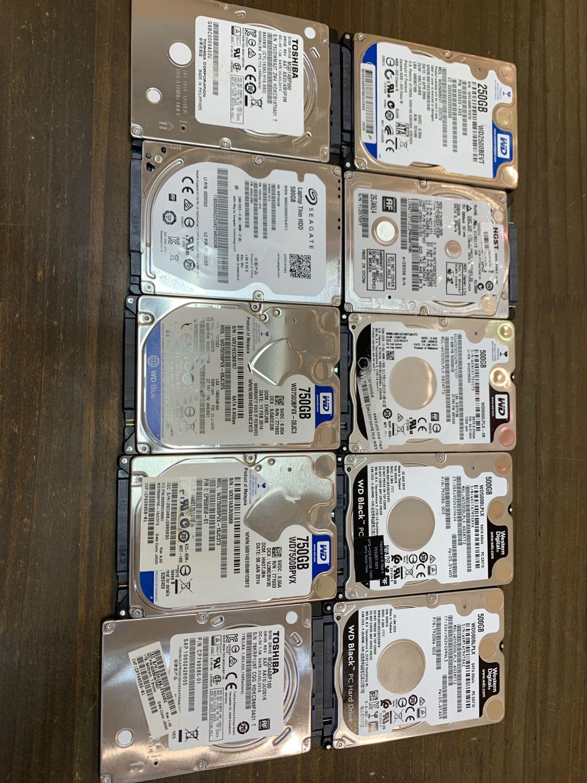 HDDまとめ売り　10個セット