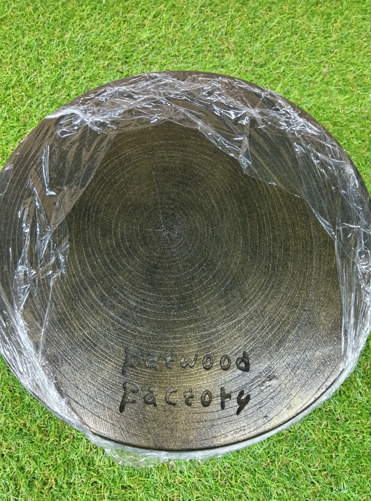 希少❣️ FatwoodFactory 薪割り台 プラチナ撒き漆塗り Fatwood