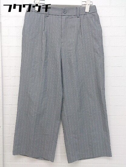 ◇ Arnold Palmer アーノルドパーマー ストライプ ストレッチ パンツ サイズ3 ベージュ ホワイト レディース 【中古】 【1104010005334】