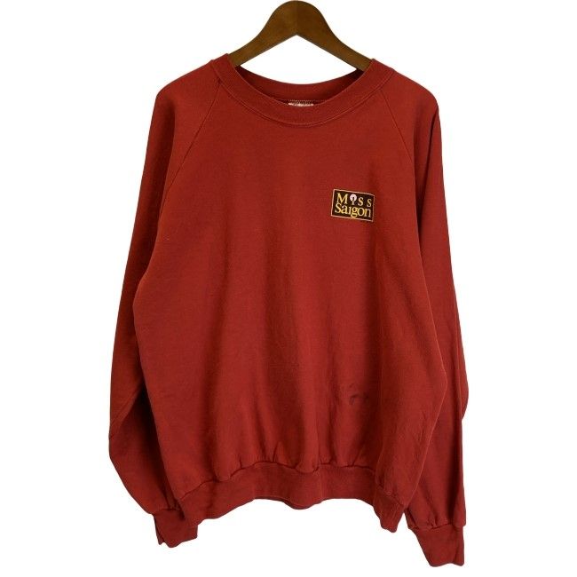 【中古】　TENNESSEE RIVER　スウェット　90s vintage　90年代　OLD　長袖　トレーナー　トップス　クルーネック　裏起毛　ミュージカル　MISS SAIGON　USA製　オーバーサイズ　古着　/1271