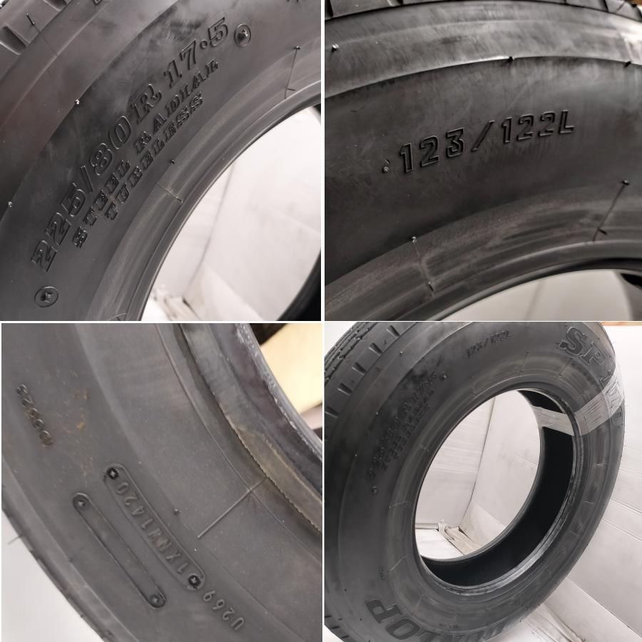 ◇配送先指定あり◇ ＜トラック用オンロード 1本＞ 225/80R17.5 123 