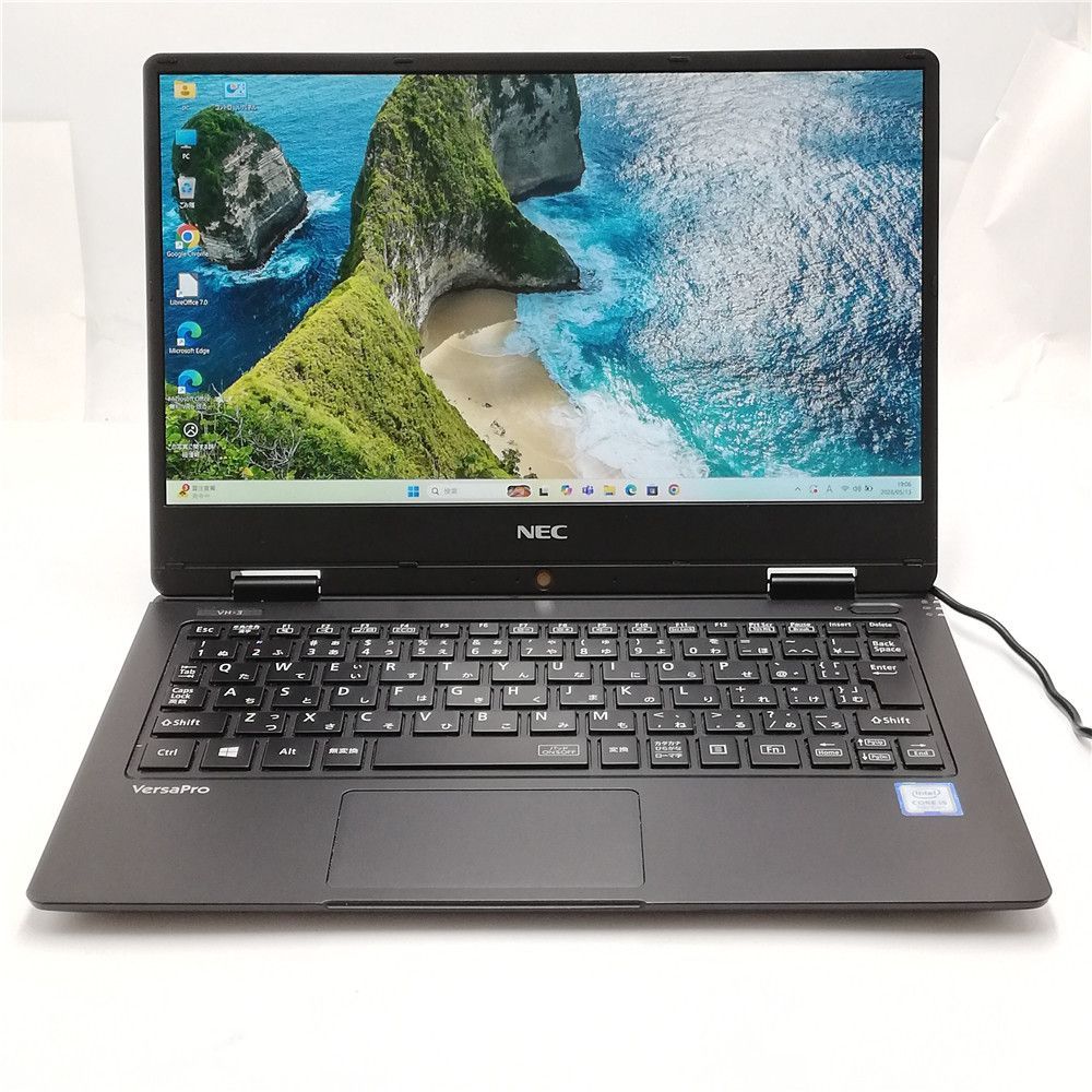 激安 Wi-Fi有 ノートパソコン 中古良品 NEC VKT12HZG3 Core i5 7Y54 8GB 128GB SSD 無線LAN Bluetooth カメラ Windows11 Office済 即使用可
