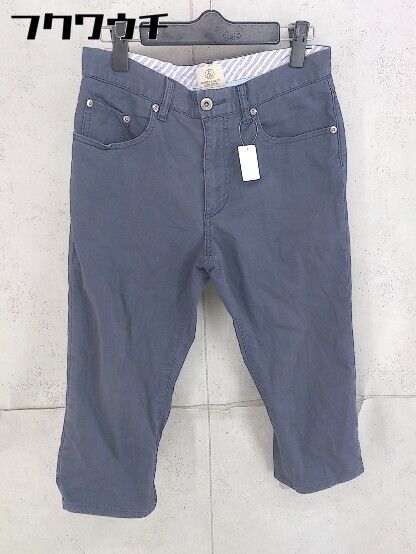 ◇ BEAUTY & YOUTH UNITED ARROWS 七分丈 サブリナ パンツ サイズ28inch ネイビー系 レディース 【中古】 【1104010003026】