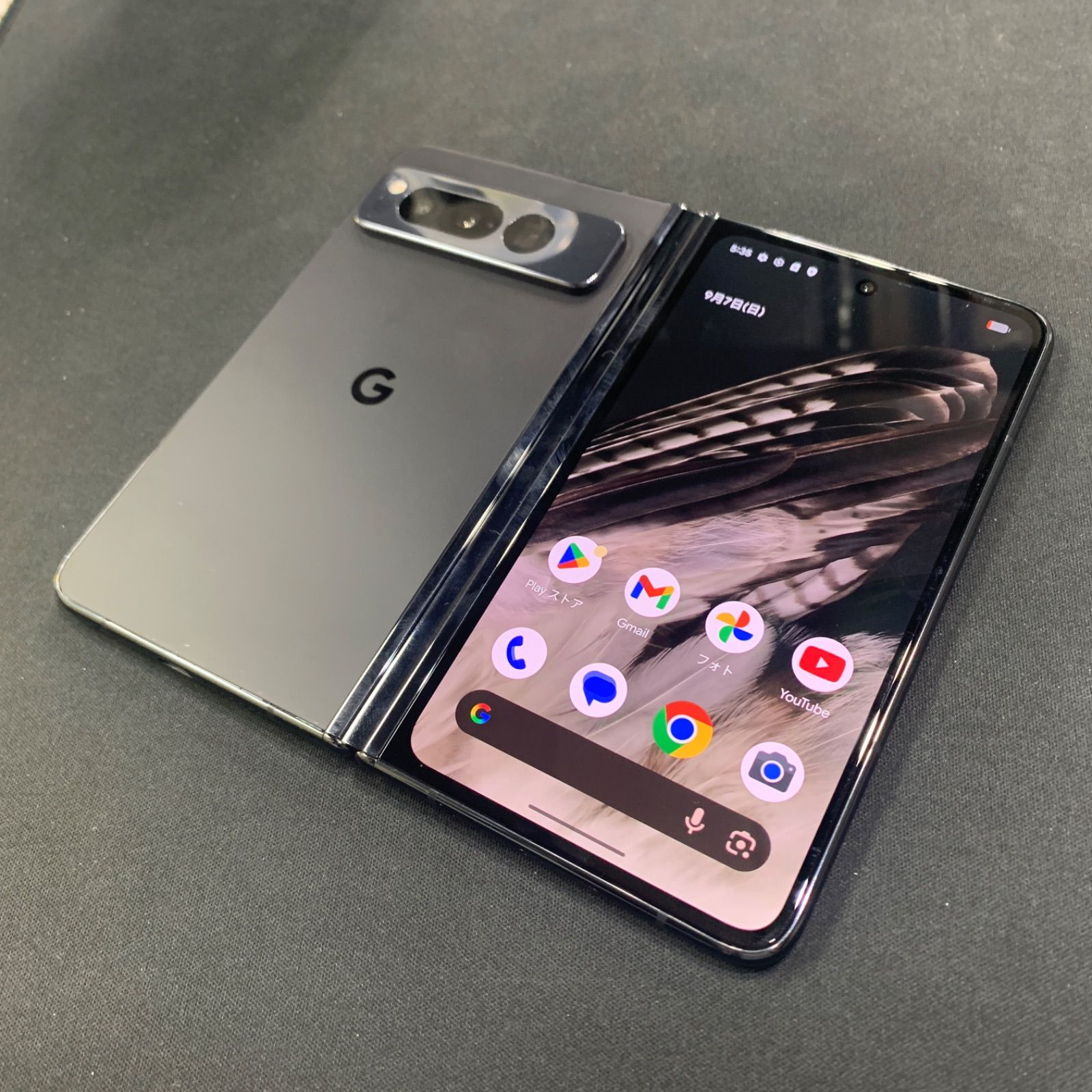 【中古品】Pixel Fold SIMFREE 256GB G0B96 Obsidian