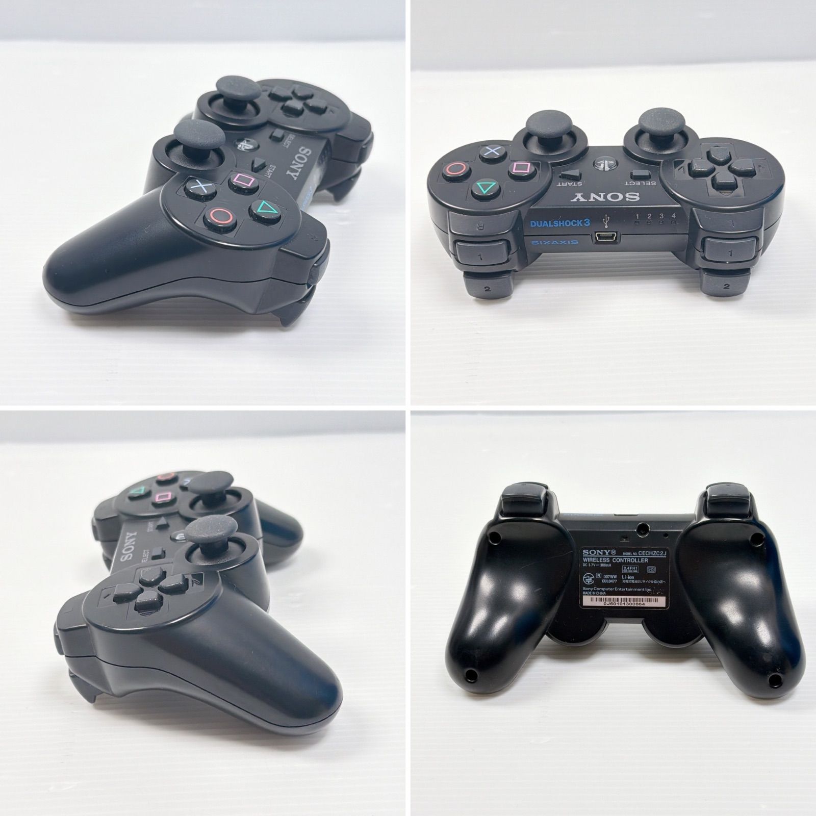 美品 プレステ3 PS3 スプラッシュブルー CECH-3000 遊べるセット 動作 