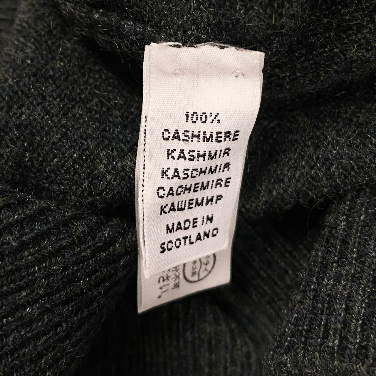 41e14 【美品】BALLANTYNE バランタイン ロングスリーブカシミヤニット
