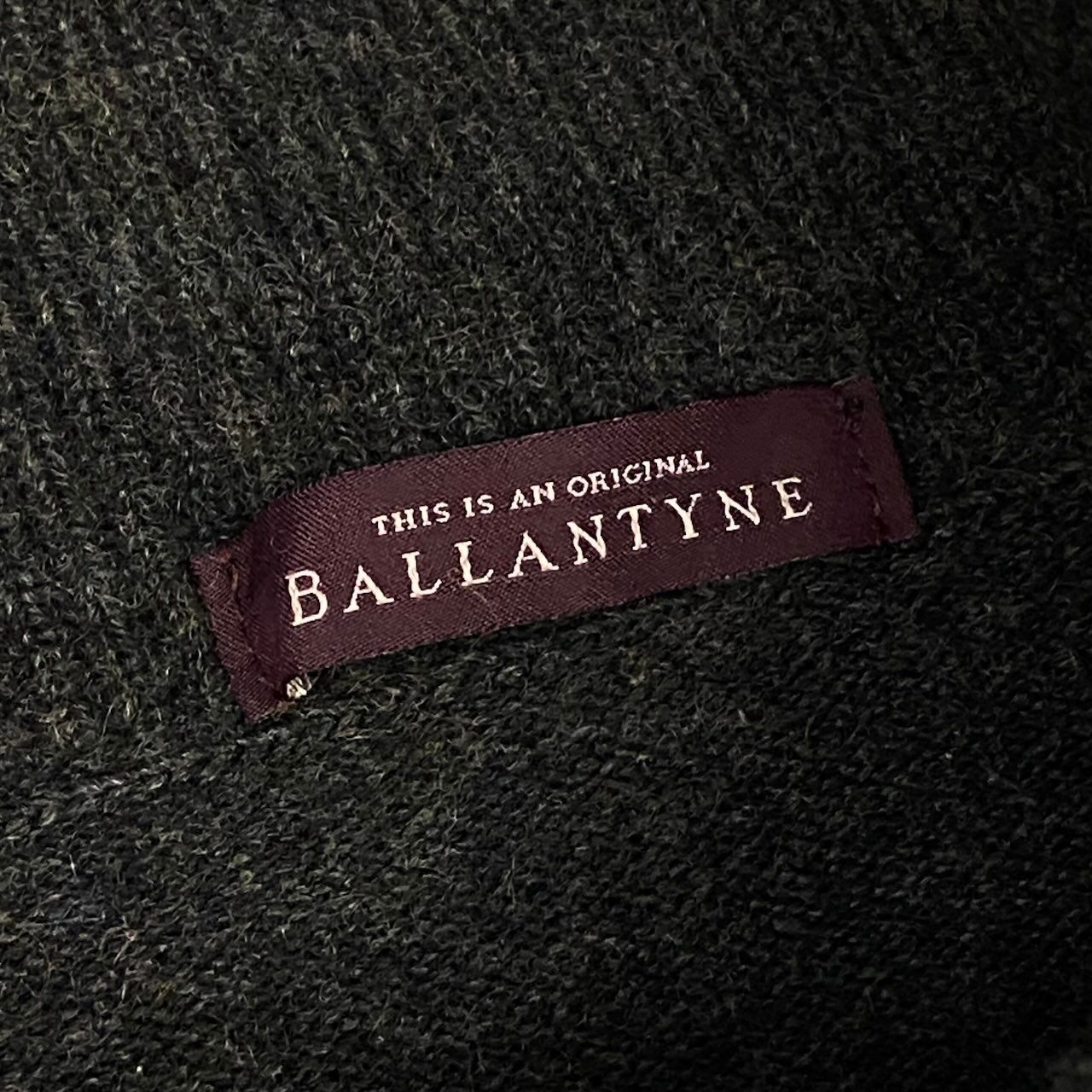 41e14 【美品】BALLANTYNE バランタイン ロングスリーブカシミヤニット