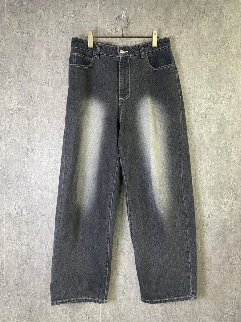 【中古】BLACK EYE PATCH ﾌﾞﾗｯｸｱｲﾊﾟｯﾁ DRAGONS EXTRA BAGGY JEANS ﾊﾞｷﾞｰ ｼﾞｰﾝｽﾞ ﾃﾞﾆﾑ ﾄﾞﾗｺﾞﾝ 刺繍 ﾌﾞﾗｯｸ M 33958945