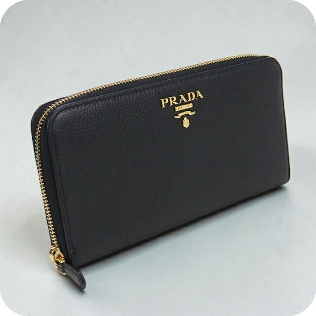 プラダ PRADA 財布 レディース 1ML506 2E3A F0002 ヴィッテログレインレザー ジップアラウンド