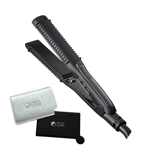 【公式ストア限定オリジナルミラー付き】HOLISTIC cures マグネットヘアプロ ストレートアイロン HCS-G03DG MAGNET Hair Pro キュアクリスタル加工 テラヘルツ ヘアケア 自動電源OFF 海外兼用 ギフト プレ f4e168a8