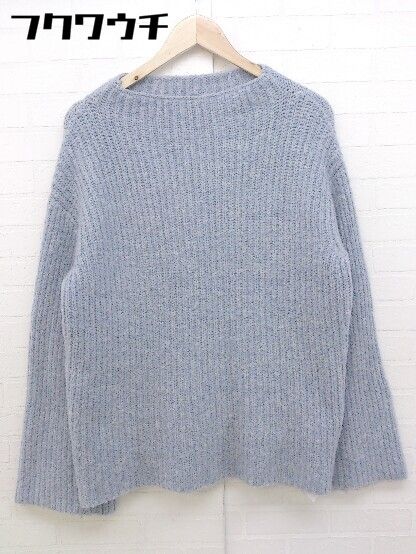 ◇ JEANASIS ジーナシス 長袖 ニット セーター サイズF グレー系 レディース 【1104010012035】