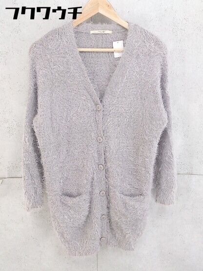 ◇　Sonny　Label　サニーレーベル　URBAN　RESEARCH　　長袖　ロングカーディガン　サイズF　グレー　レディース 【中古】 【1104010011939】