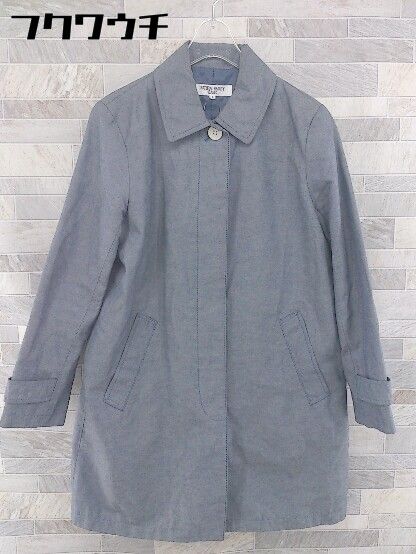 ◇ NATURAL BEAUTY BASIC ナチュラルビューティーベーシック 長袖 コート サイズS ブルー レディース 【中古】 【1104010010772】