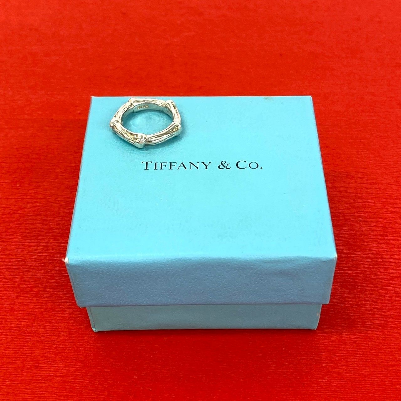 極 美品 TIFFANY&Co. ティファニー バンブー リング シルバー925 11号 アクセサリー 指輪 シルバー 83835