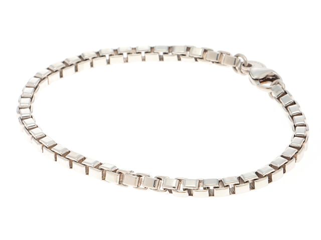 TIFFANY&Co. ティファニー ジュエリー ベネチアン リンク ブレスレット 60150727 シルバー 925 15.8g【中古】【473】