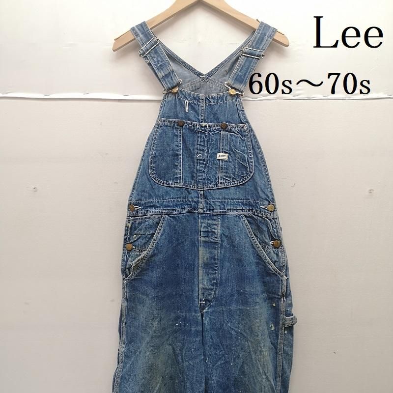 70s USA製 Lee デニムオーバーオール vintage ペインター XL 70s USA製 Lee デニムオーバーオール vintage ペインター XL Lee リー