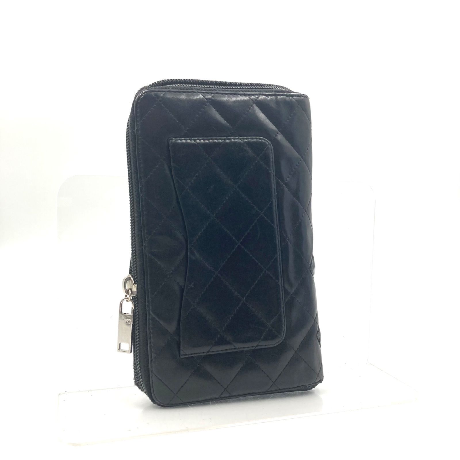 CHANEL シャネル カンボンライン ラウンドファスナー 長財布 