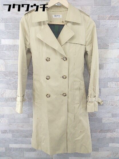 ■　◎　NOLLEY'S　ノーリーズ　ライナー付　長袖　トレンチコート　サイズ38　ライトベージュ　レディース　 【中古】 【1104020003412】
