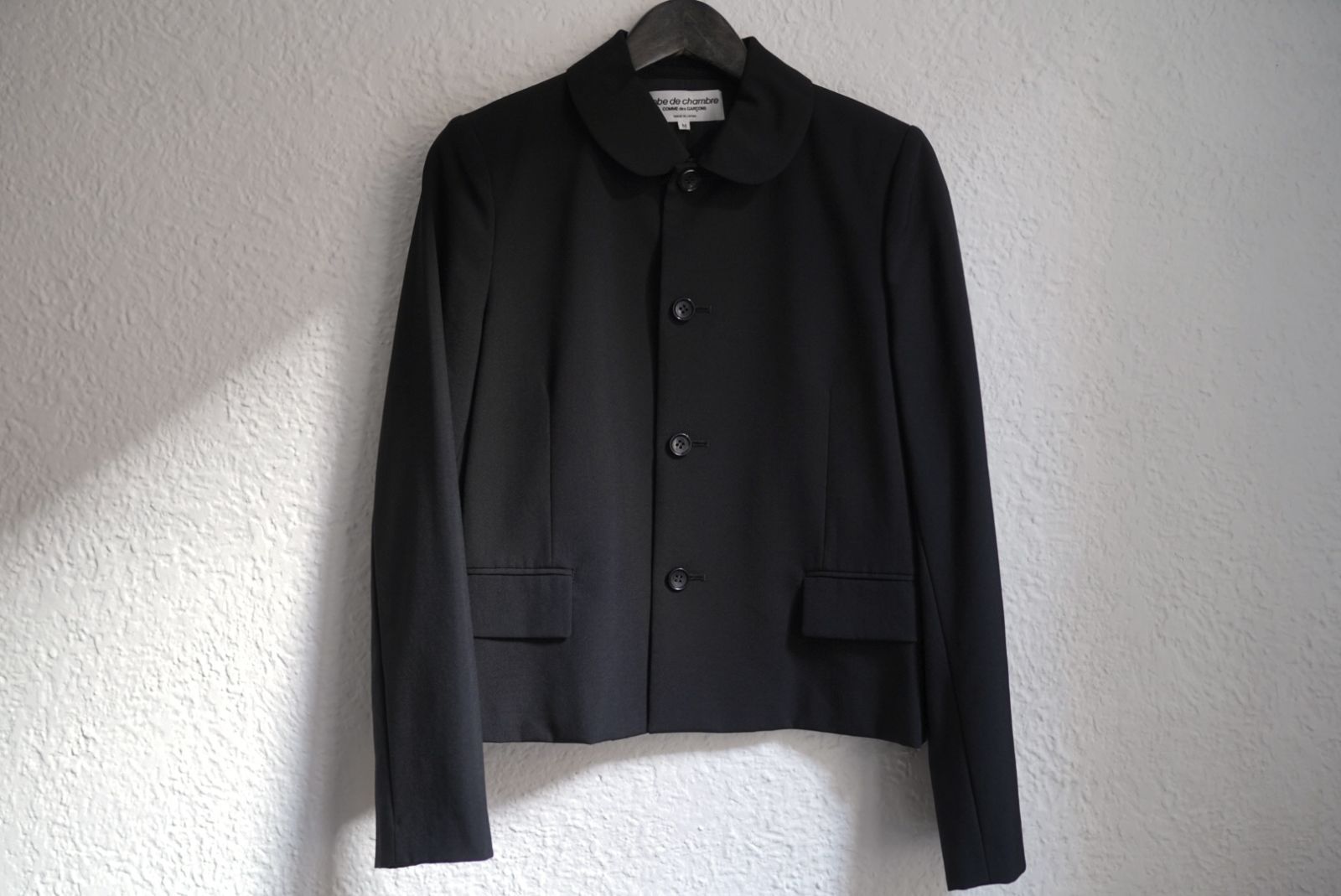 01AW 丸襟ジャケット / robe de chambre COMME des GARCONS(ローブドシャンブル コムデギャルソン)
