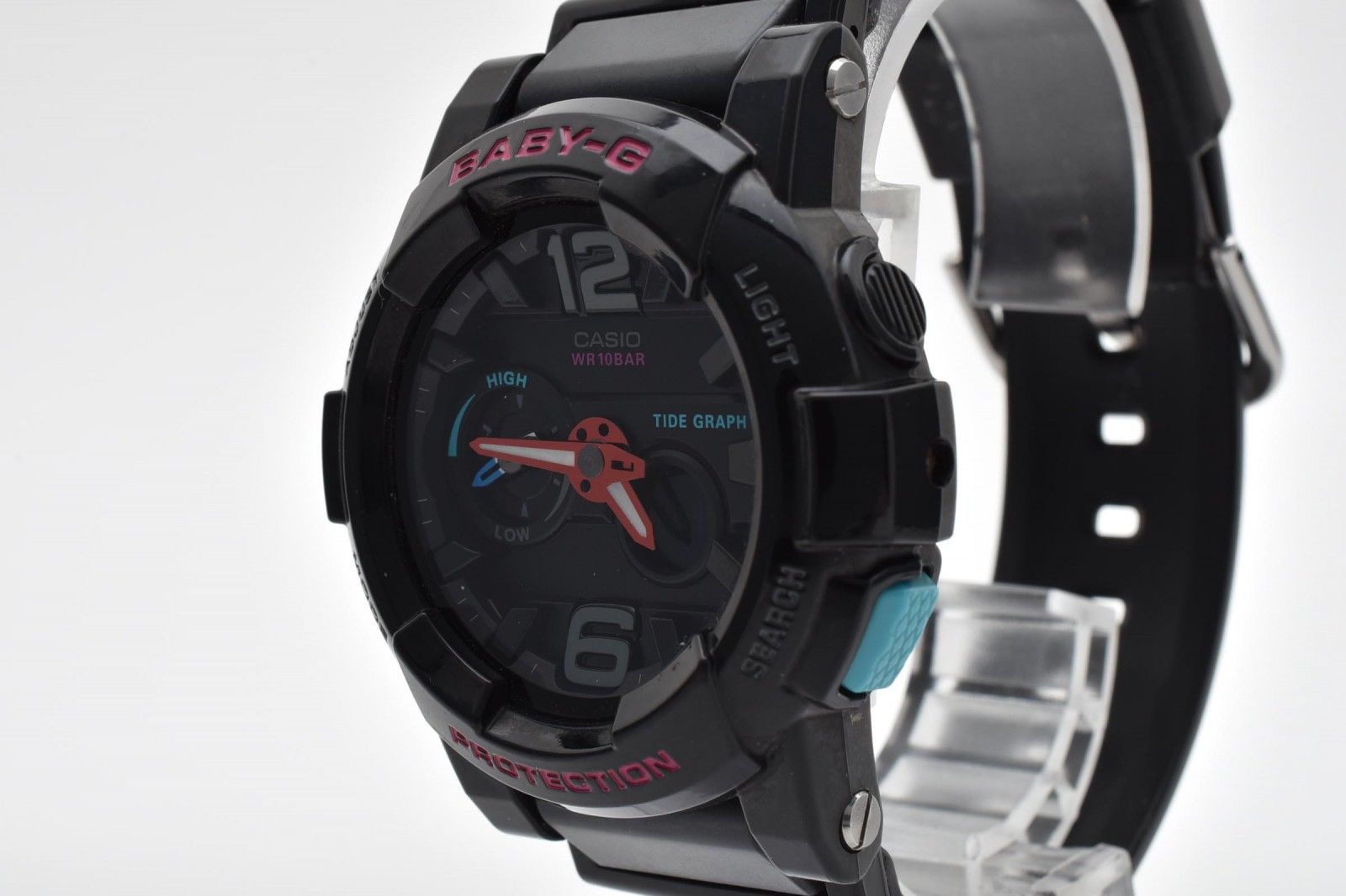 カシオ CASIO Baby-G BGA-180 タイドグラフ レディース腕時計 ブラック クオーツ カジュアル スポーツウォッチ