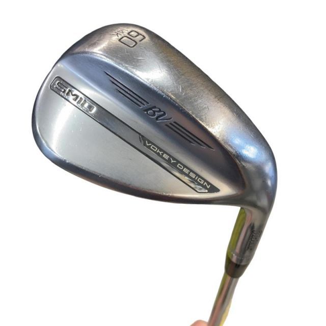 【中古】 タイトリスト VOKEY SPIN MILLED SM10 ツアークロム 60°/14°K ウェッジ WG Dynamic Gold (フレックスS) メンズ 男性用 右利き 右用 Cランク ゴルフクラブ
