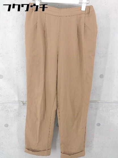 ◇ URBAN RESEARCH アーバンリサーチ ウエストゴム クロップド パンツ サイズF キャメル レディース 【中古】 【1104020008196】