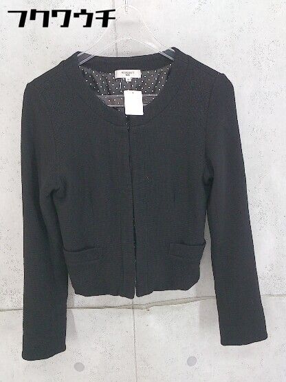 ◇ NATURAL BEAUTY BASIC ナチュラルビューティーベーシック 長袖 ジャケット サイズM ブラック レディース 【中古】 【1104020009872】