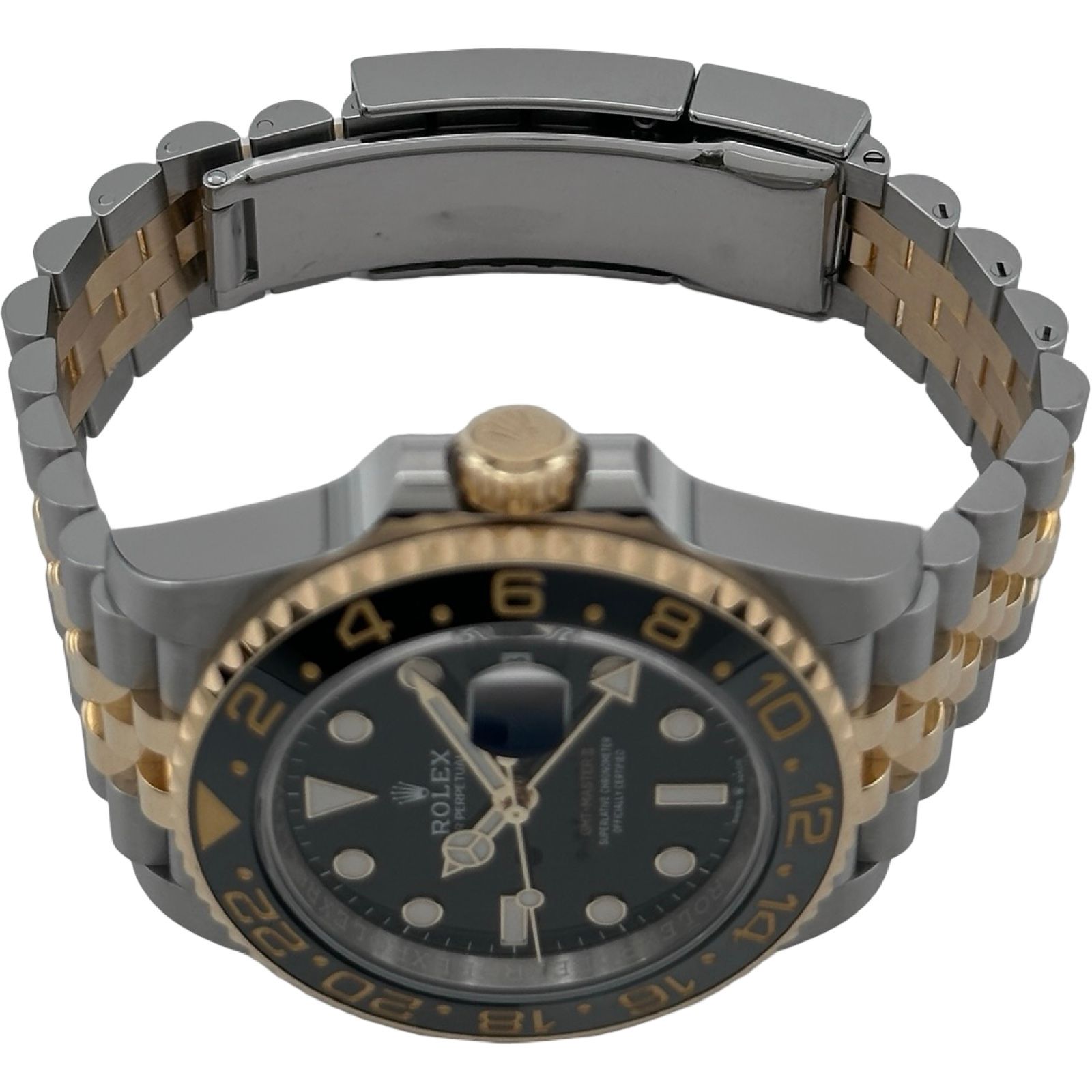 ロレックス ROLEX GMTマスター2 126713GRNR ブラック ゴールド
