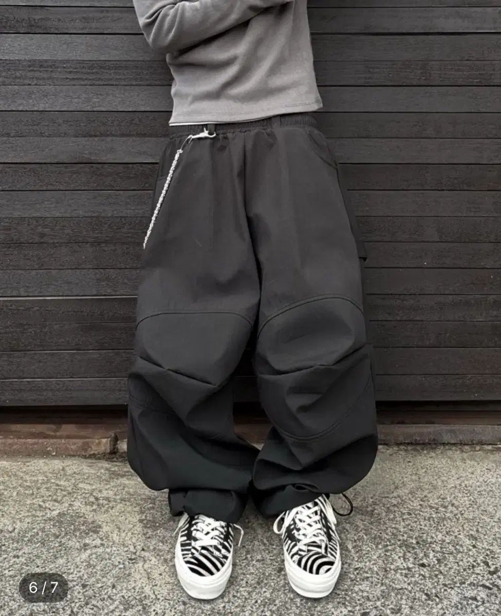 mjd 3d KNEE ナイロン パンツ ブラック