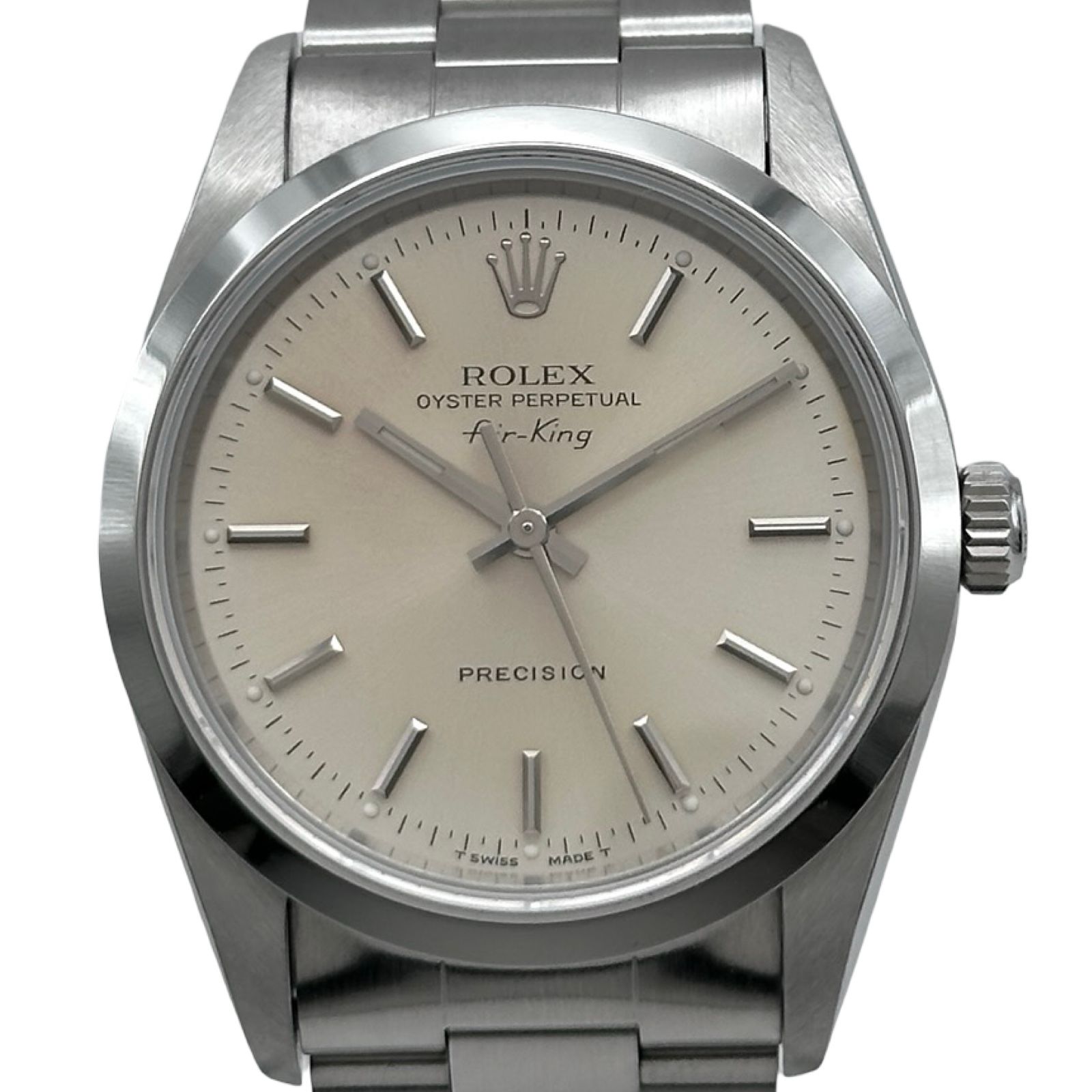 ロレックス ROLEX エアキング 14000 アイボリー ステンレススチール 自動巻き メンズ 腕時計