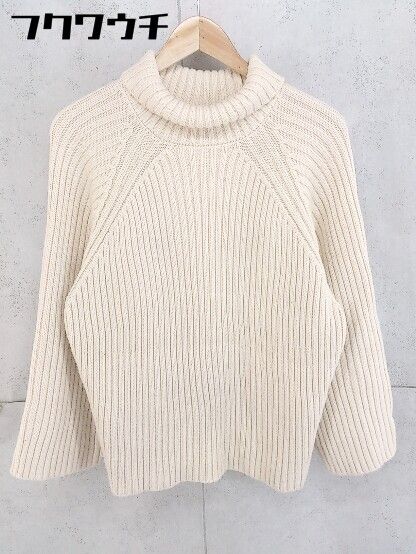 ◇ titivate ティティベイト タートルネック 長袖 ニット セーター サイズF ベージュ レディース 【中古】 【1104050000740】