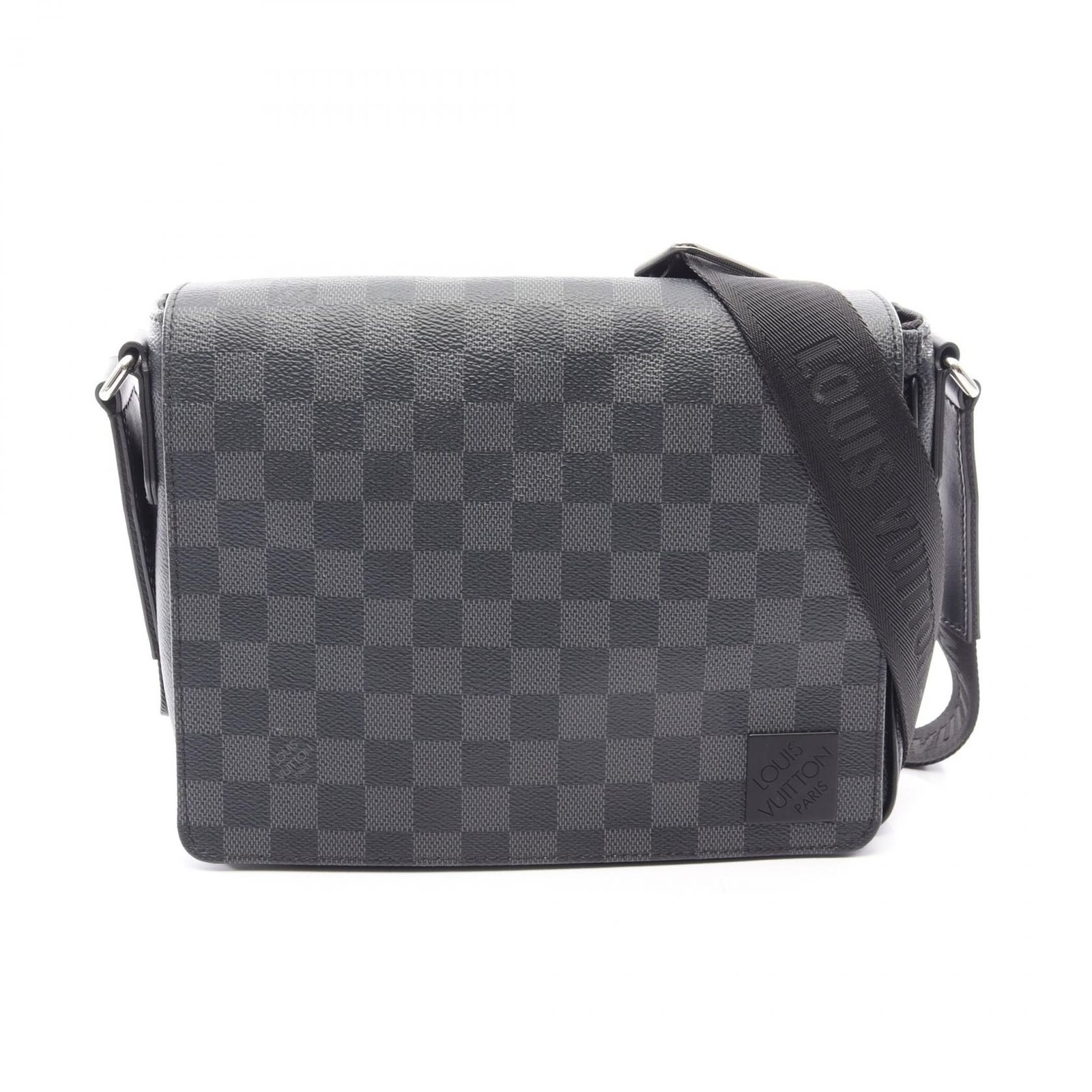 ルイ・ヴィトン LOUIS VUITTON ショルダーバッグ ディストリクトPM NV3 メッセンジャーバッグ N42710 PVCコーティングキャンバス レザー ディストリクトPM NV3 メンズ