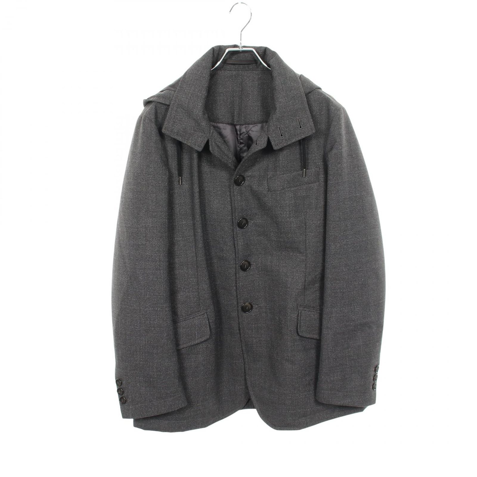 ジョルジオアルマーニ GIORGIO ARMANI 中綿 ウール コート メンズ Used A