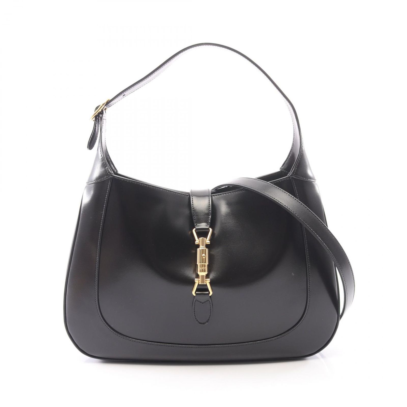 グッチ GUCCI ショルダーバッグ ジャッキー 1961 636712 ブラック レザー ジャッキー1961 ショルダーバッグ レディース Used A